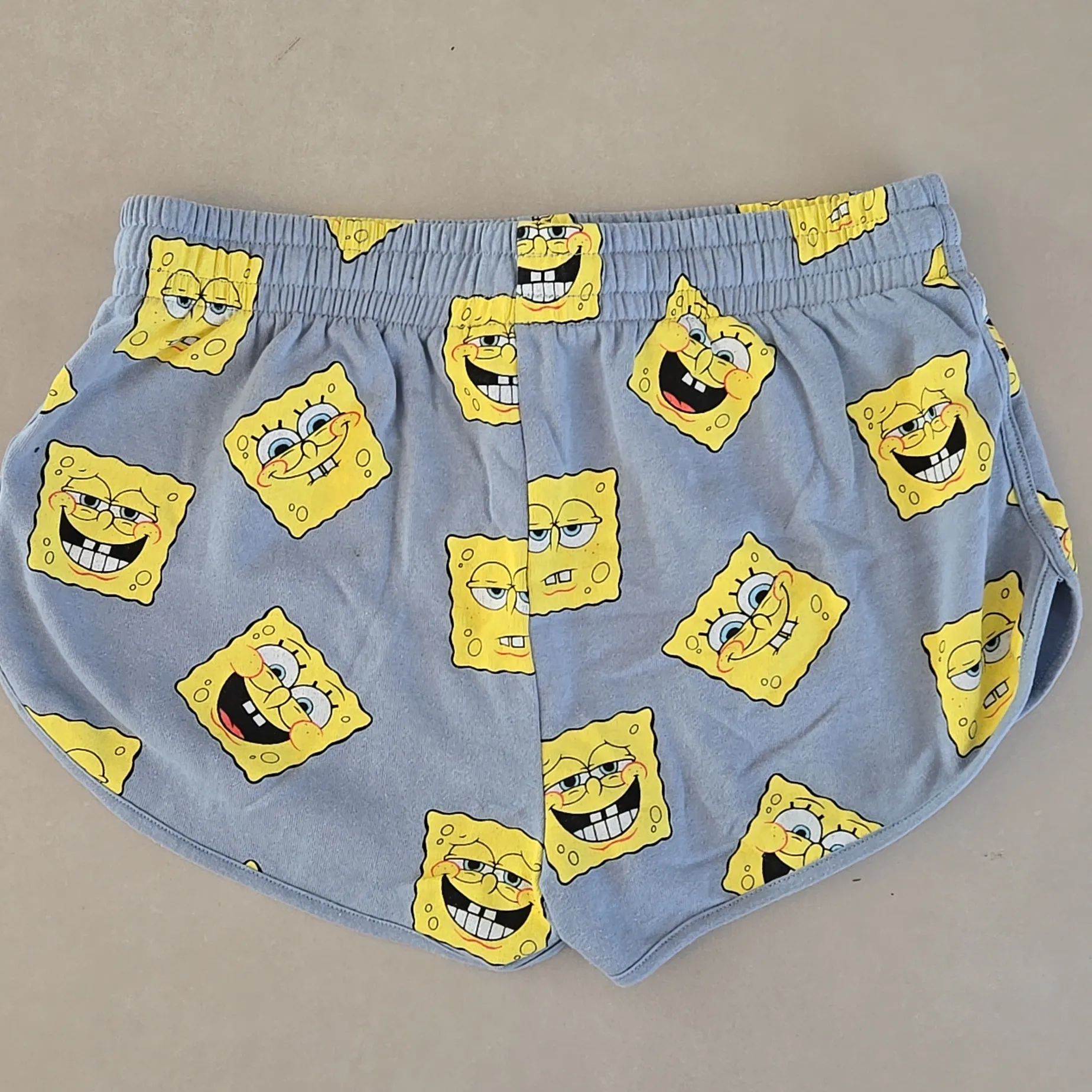 Nickelodeon  SpongeBob Blue and Yellow Shorts Size L - Image 2