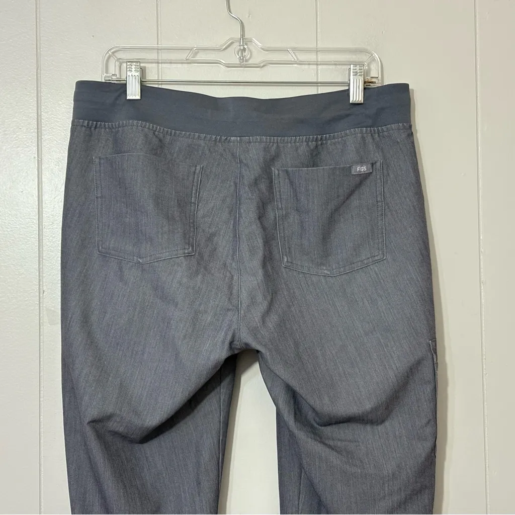 FIGS Zamora 2.0 Jogger Scrub Pants Gray Size M |Athletic Fit Medical Scrubs - Image 7