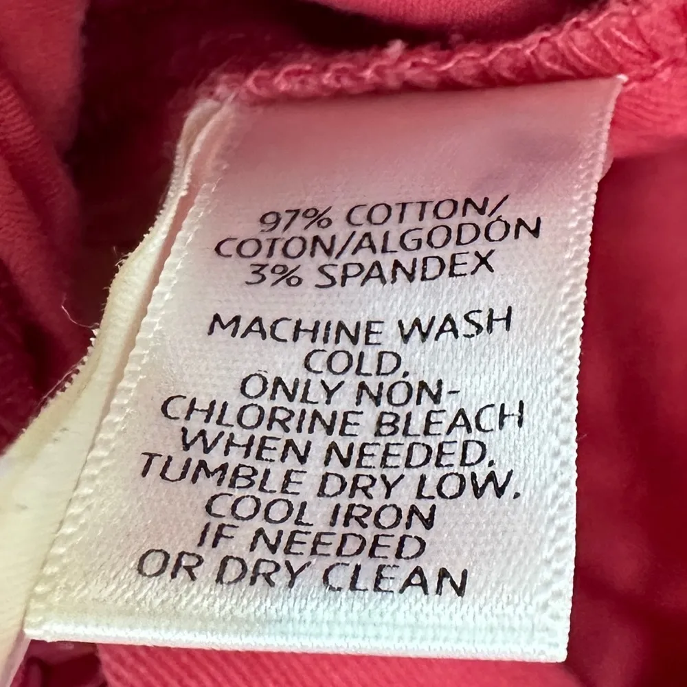 Ann Taylor Loft Marisa Low Waist Capri Pants Size 00P Salmon Pink - Image 10