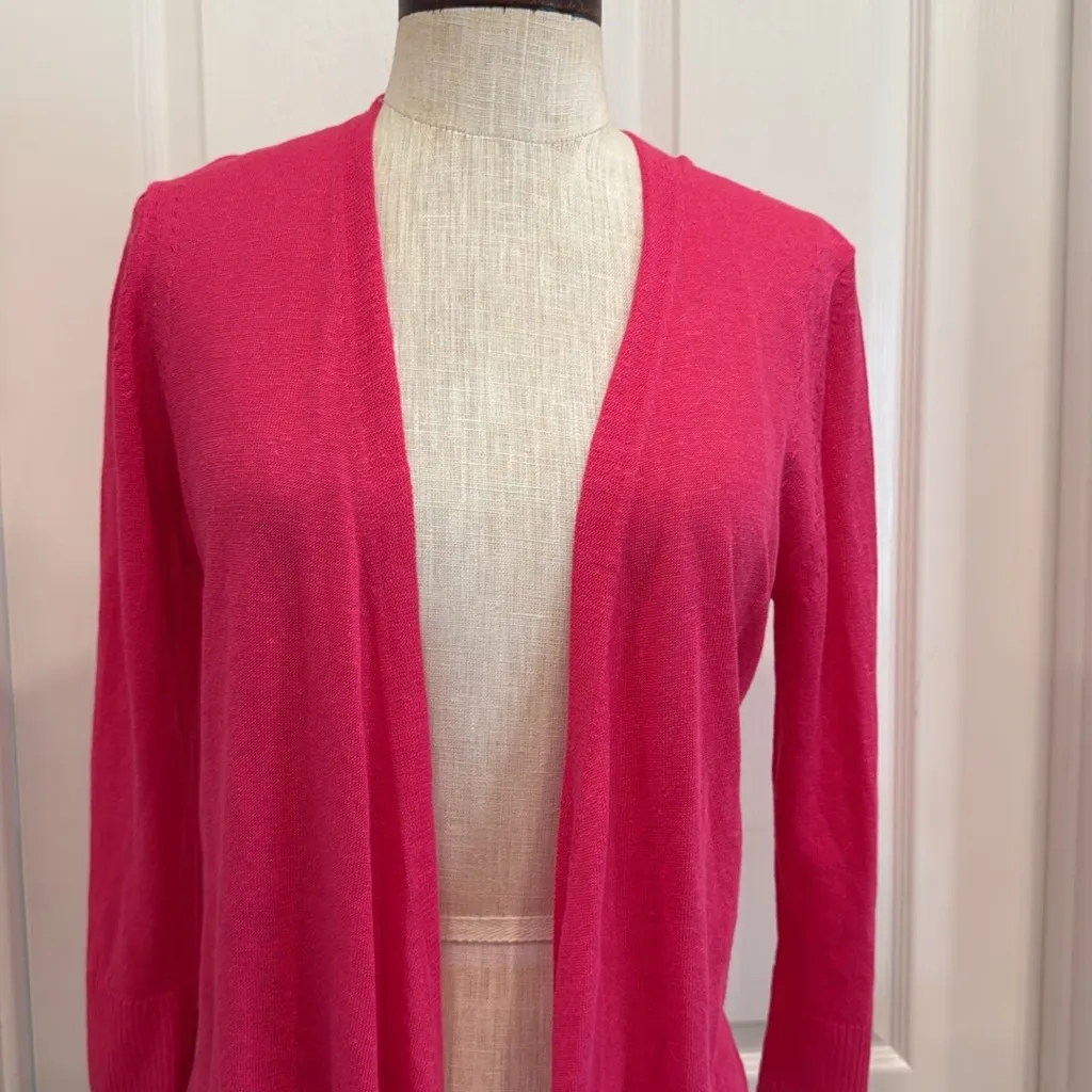 Tommy Bahama linen blend open cardigan NWT - Image 8