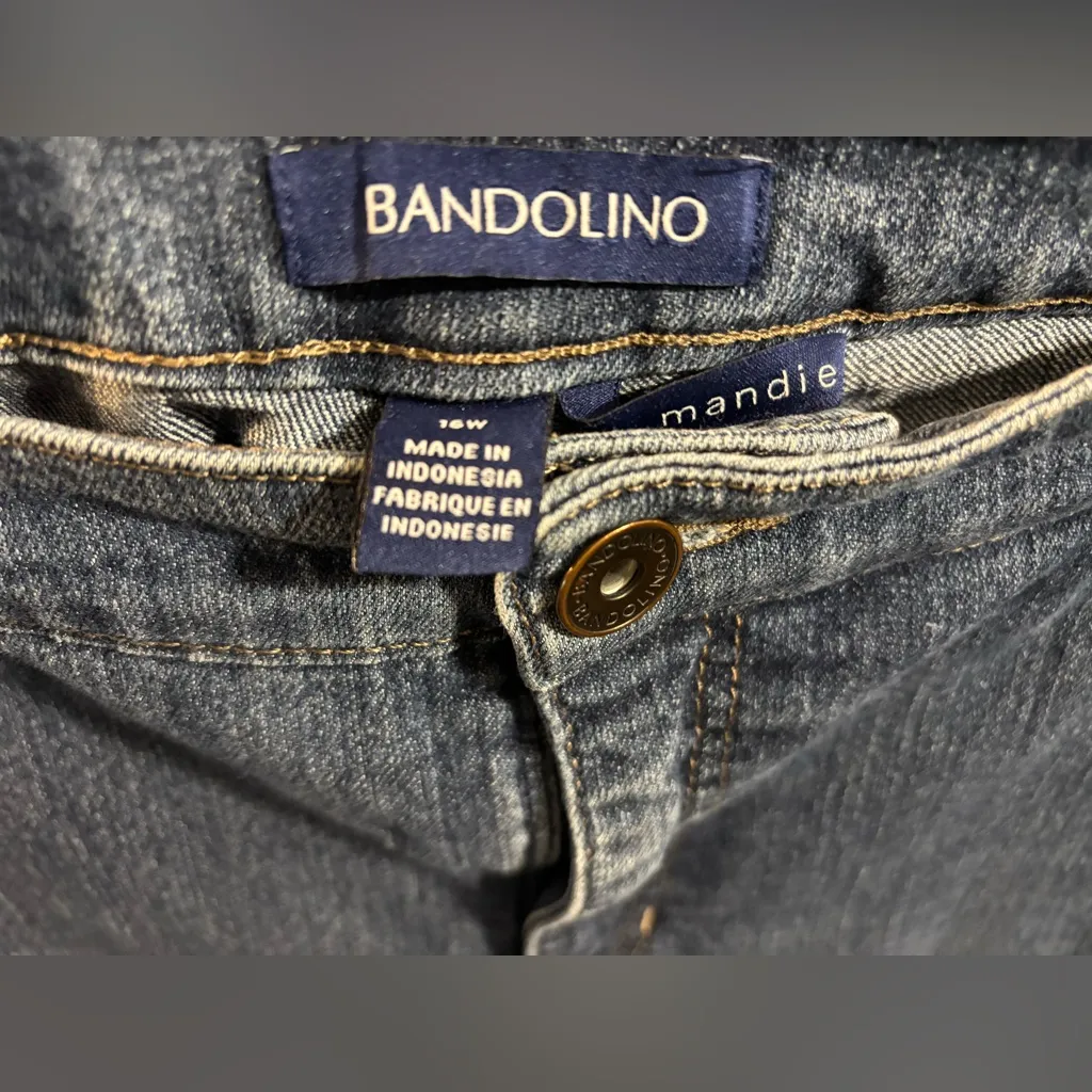 BANDOLINO jeans size 16w mandie - Image 3