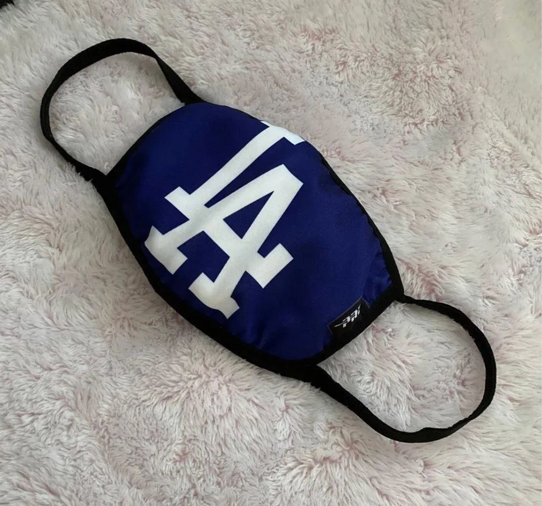NEW Blue Los Angeles Dodgers Face Mask - Image 3