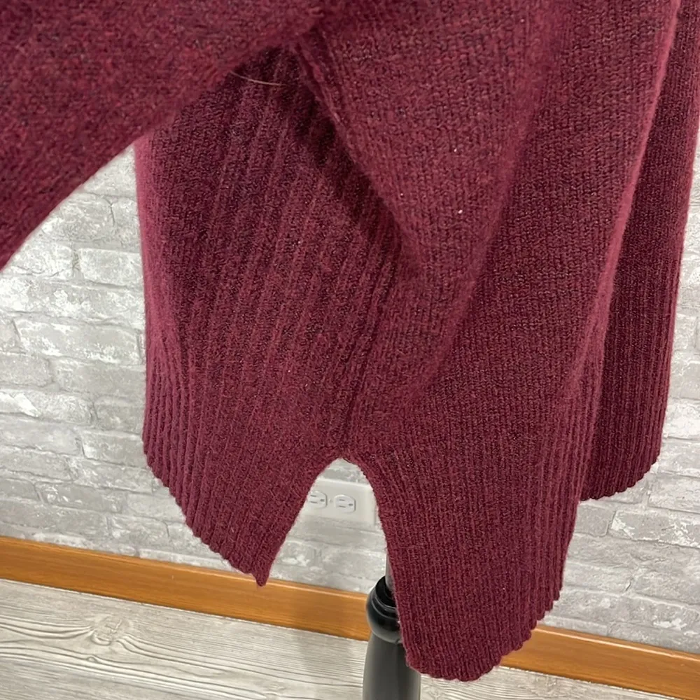 Simply Vera VeraWang Cable Knit Sweater Purple Size L - Image 3