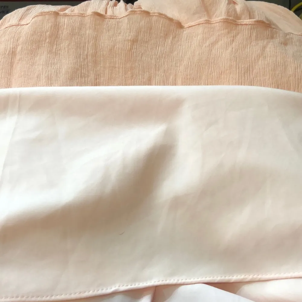 J. Crew Nadia Misty Rose Silk Chiffon Semi Formal Dress Only Worn Once 6 - Image 7