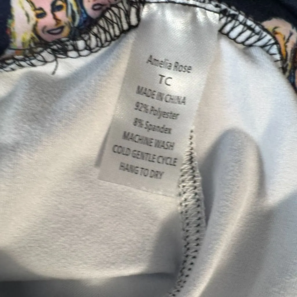 Amelia Rose 4th Sanderson Sister Leggings Hocus Pocus Size TC Fits Sizes 16 - 22 - Image 4