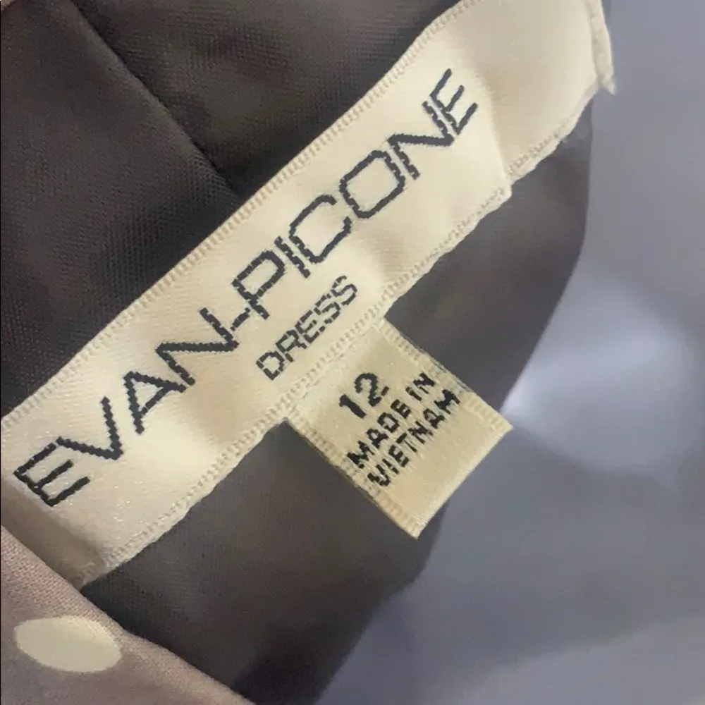 - polka dot dress tan & white pretty woman dress style s12 - Image 13