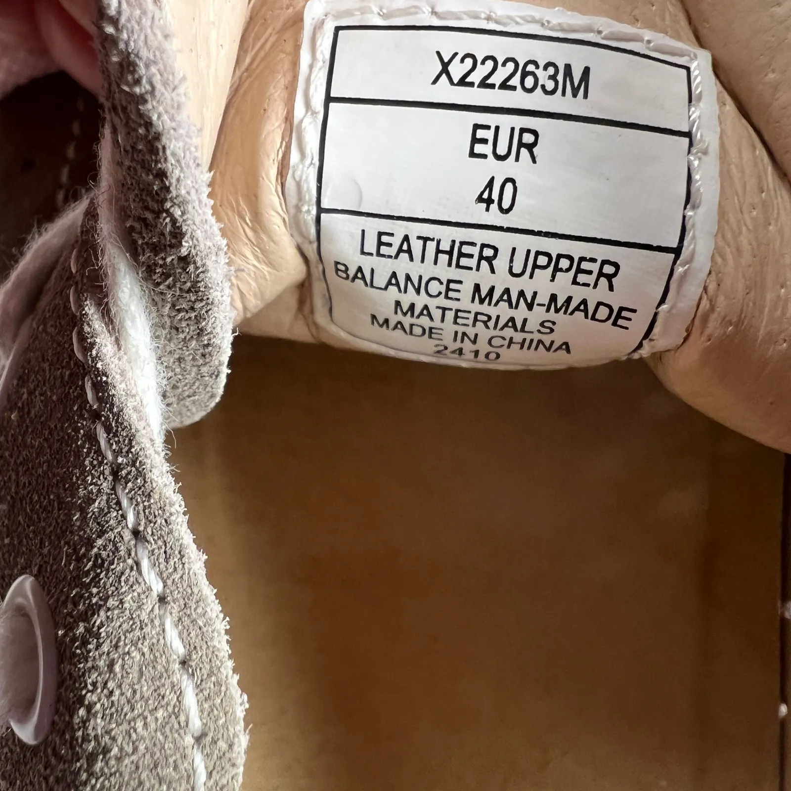 Xelero Heidi Walking Shoe Fawn Taupe Suede Comfort XX22263 Size 40 (9.5 - Image 8