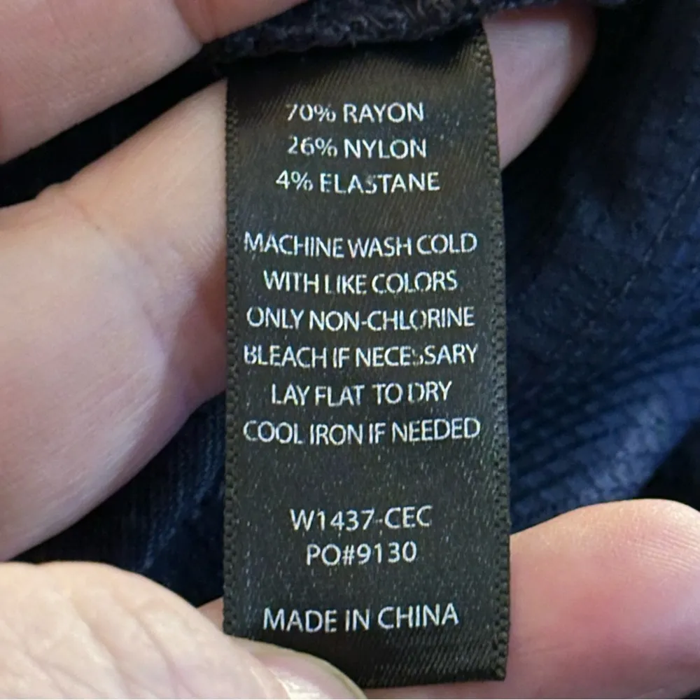 Betabrand Capri Yoga Dress Pants Size Small Blue‎ Plaid W1437-CEC - Image 9