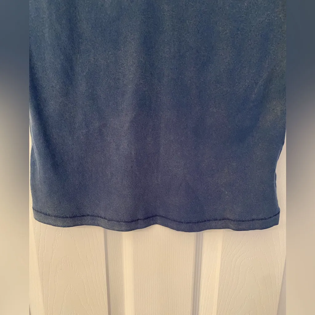 Current Elliott Double Pocketed Women’s Blue Cotton Short Sleeve Tee Size XS - Image 9