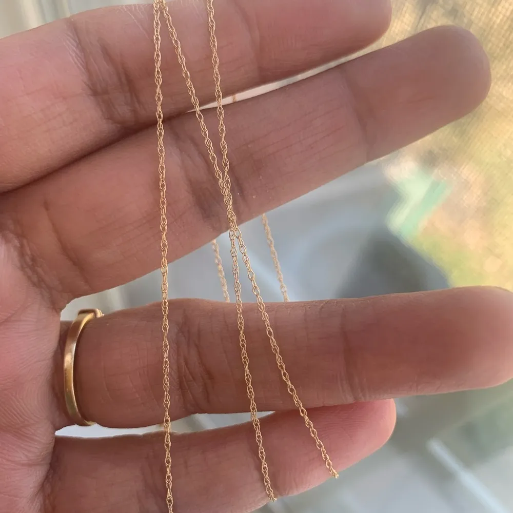 10k Gold Dainty Rope Chain - Image 2