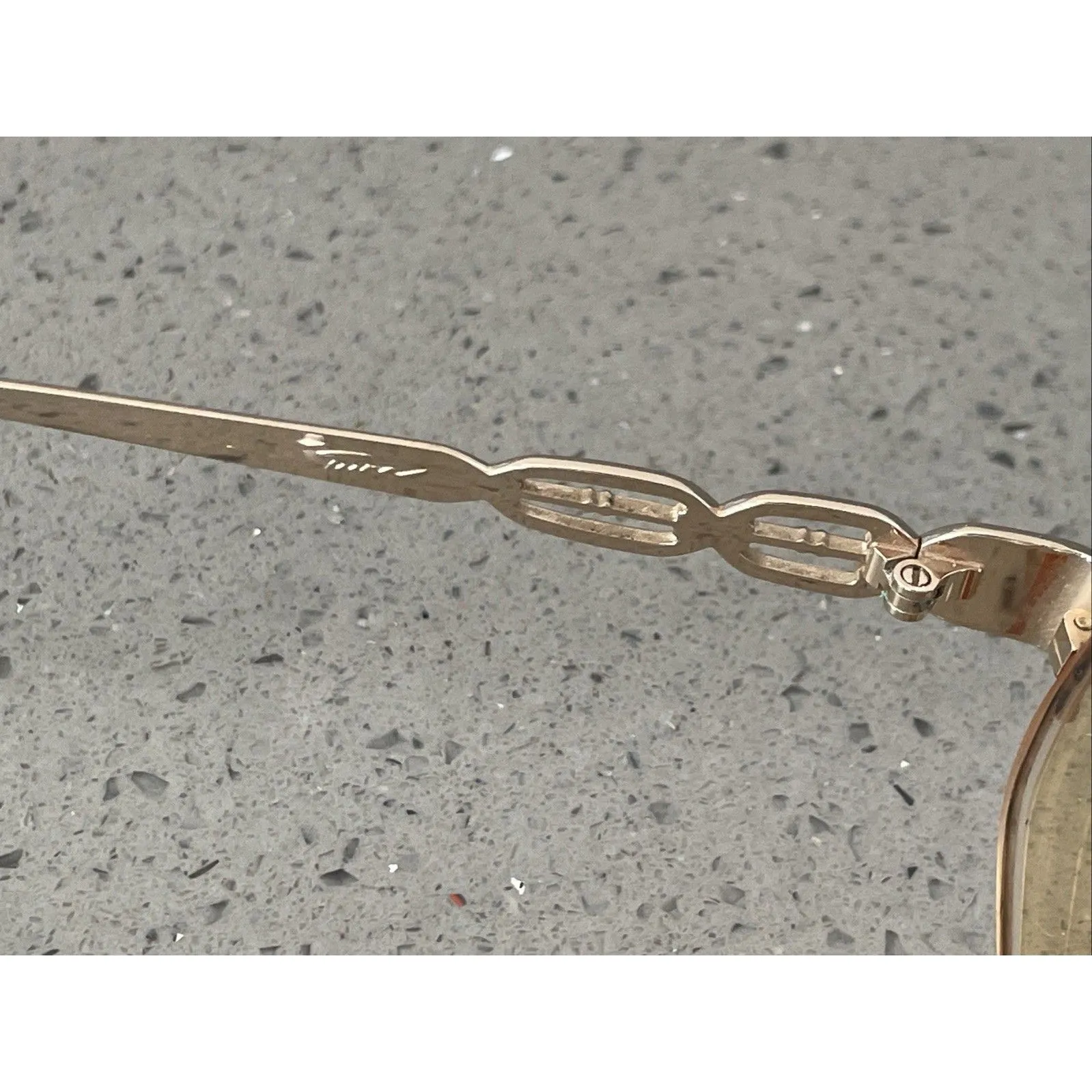 Tura Eyeglasses Frames ONLY Navy Blue Metal Full Rim 54 - Image 5