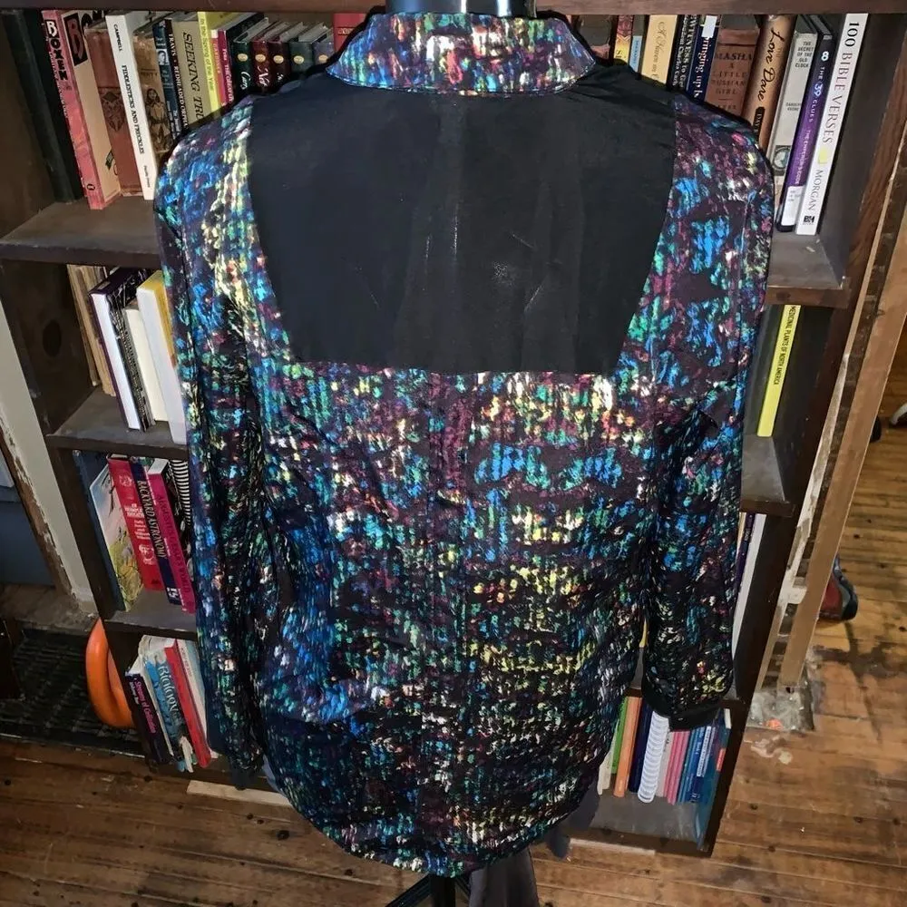 Derek Lam for Design Nation multi colored button down M shirt - Image 2