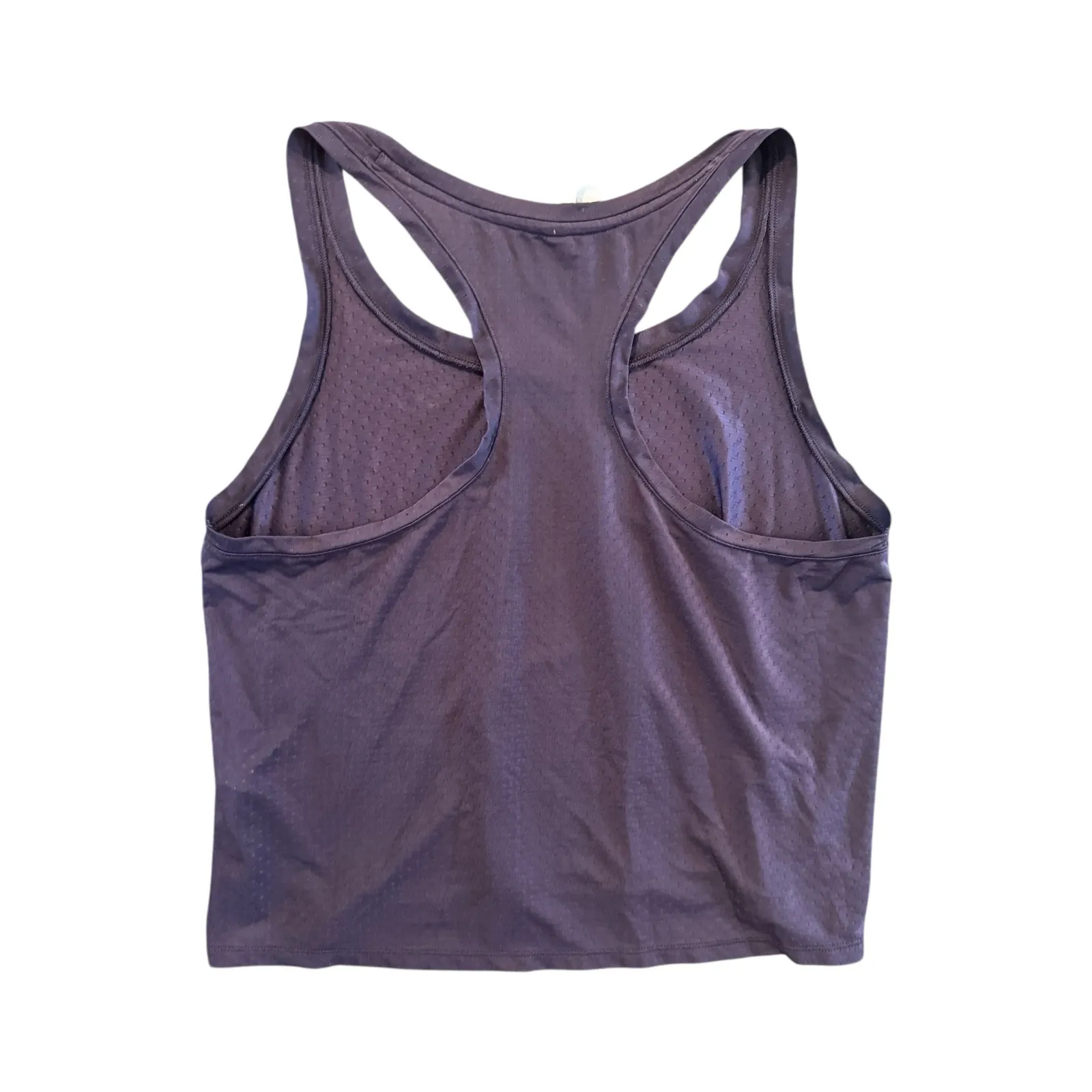 Under Armour HeatGear Racerback Tank Top Women’s Medium Purple Active Gym Wear - Image 6