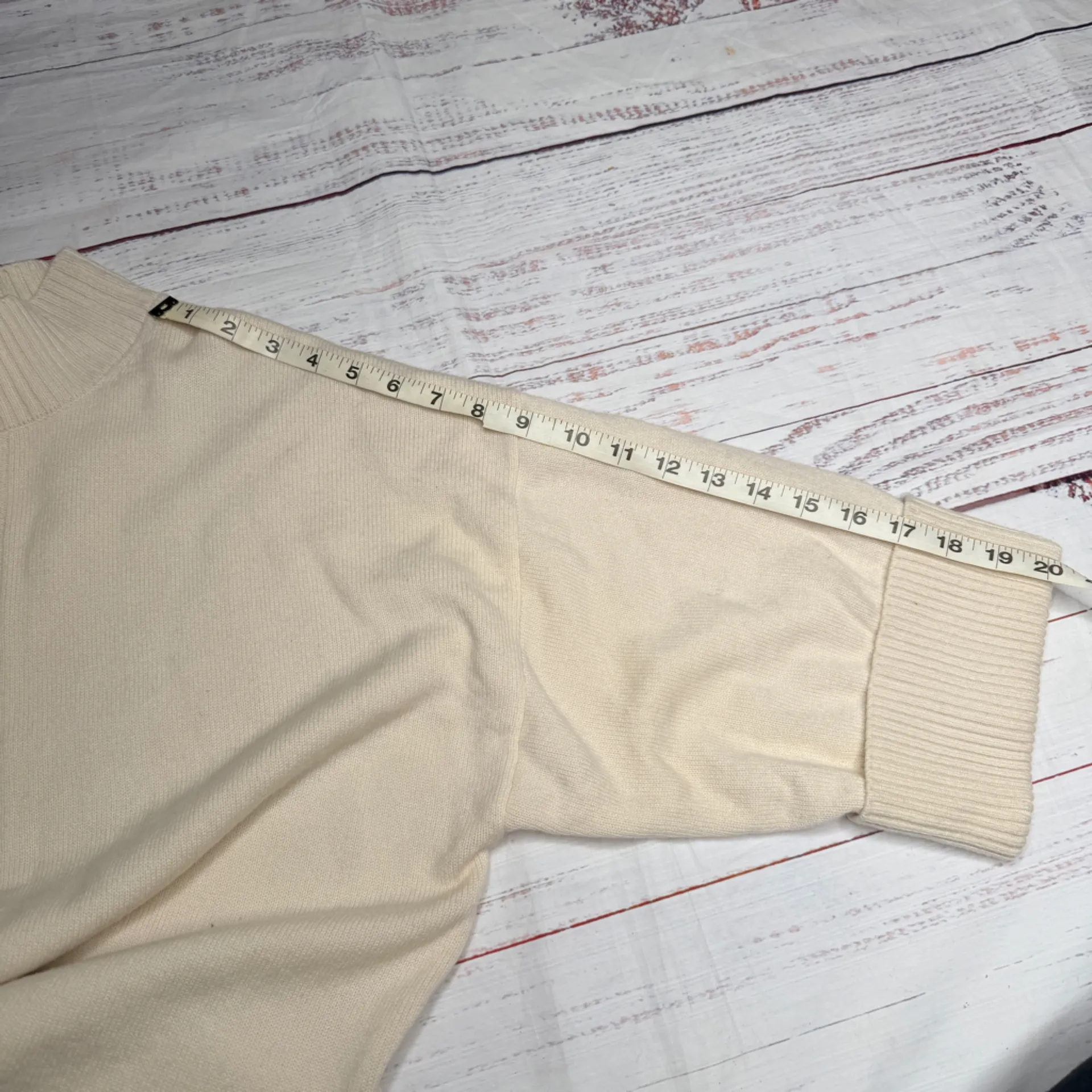 Gerard Darel Beige Turtleneck Sweater three -quarter length 100%Wool size3 - Image 10