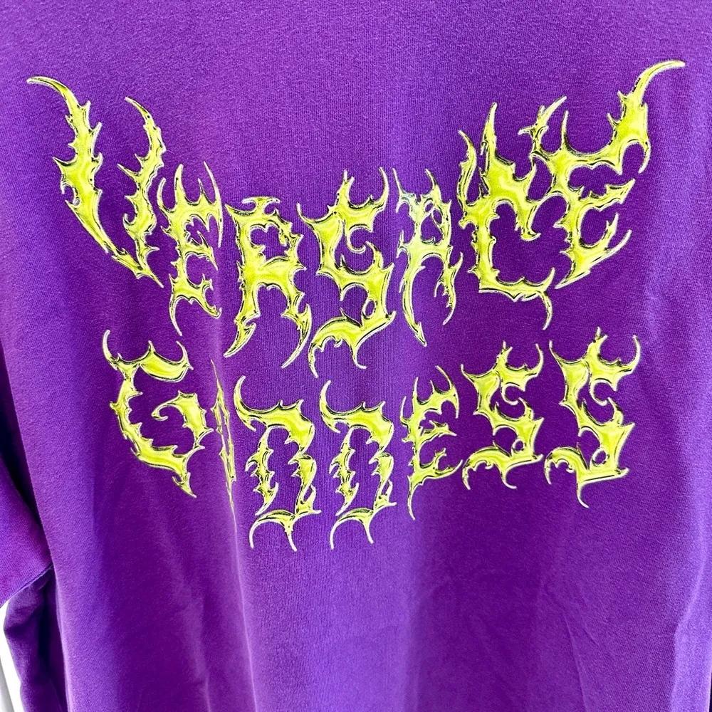 Versace Goddess Logo T Shirt - Image 3