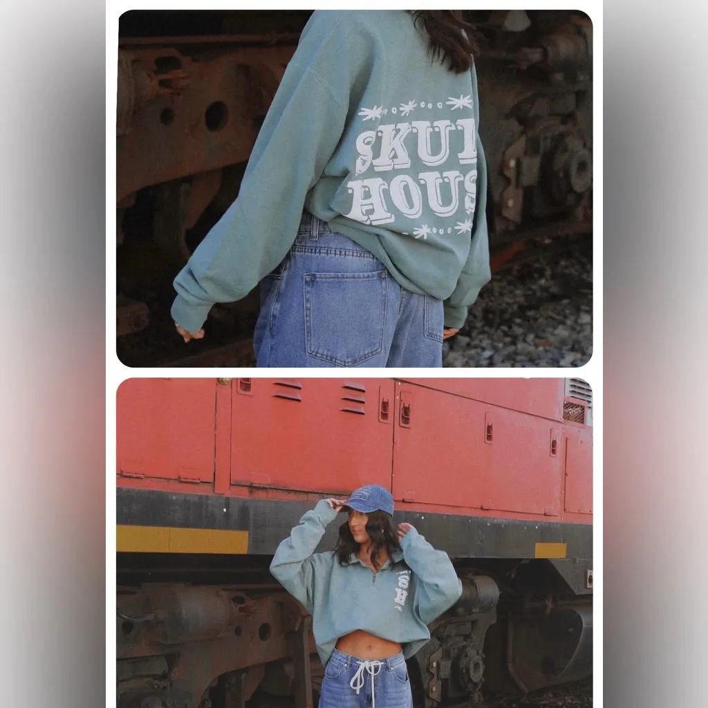 Skull House Designs Take A Hike Zip: Spruce Green - Image 2