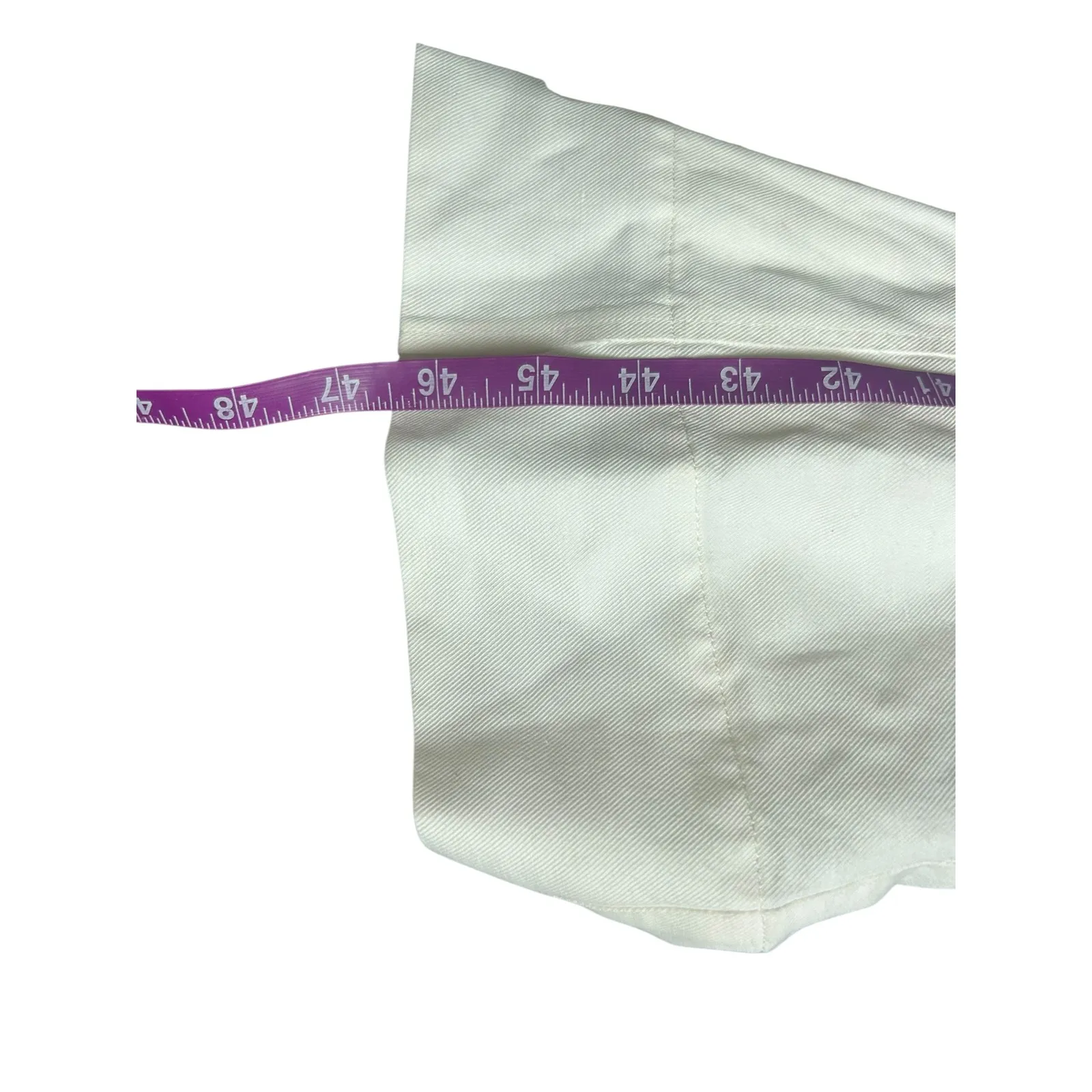 Alex Mill Madeline Shirtdress Linen Blend Button Front Midi Dress White M Size M - Image 11