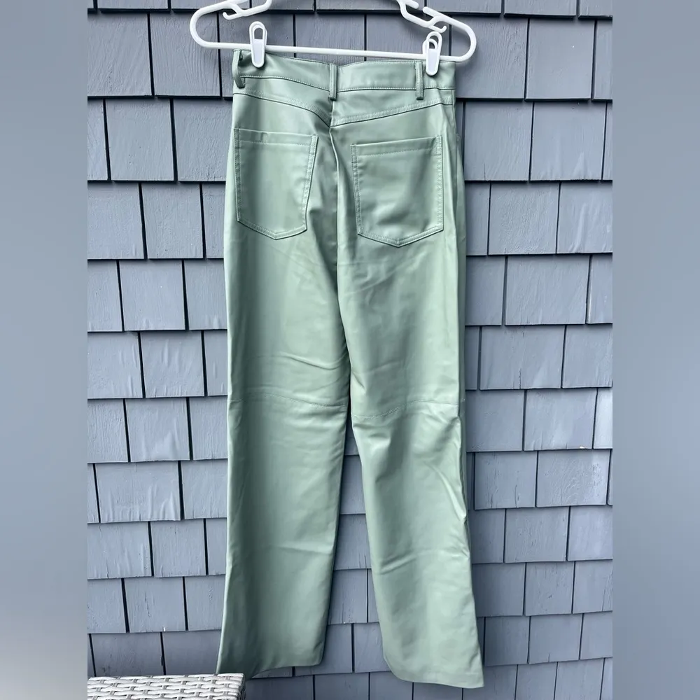 Zara Like New Faux Leather Pants Small - Image 2