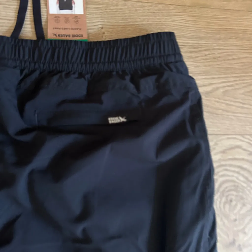 Eddie Bauer Fleece Lined Pant, Black, Size 12, NWT - Image 6