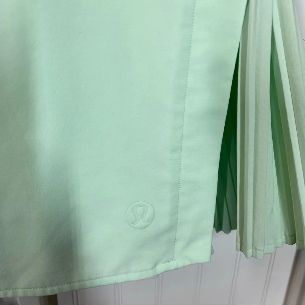 Lululemon skirt Peek Pleat High-Rise Tennis 14.25" Skort Mint Moment size‎ 8 - Image 5