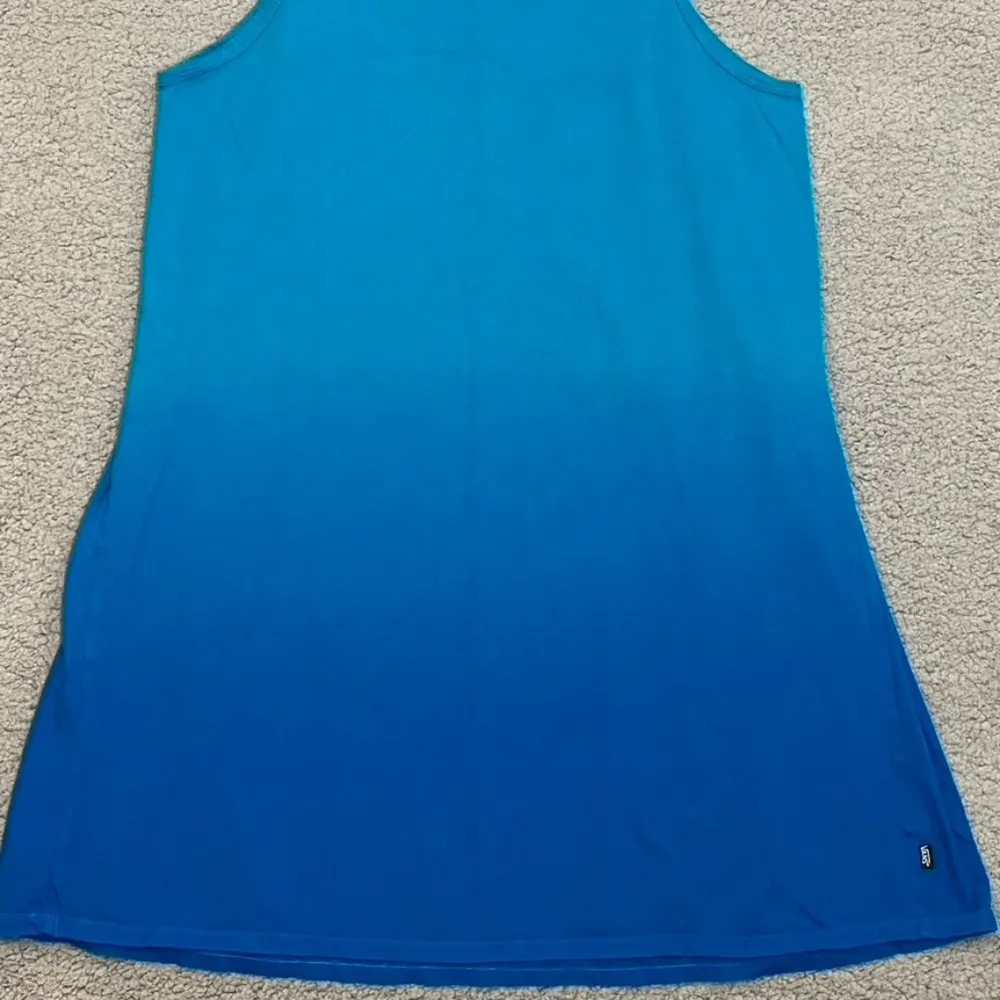 VANS Jupiter Tank Dress Size Small Blue Ombre Capri Breeze Cotton - Image 10