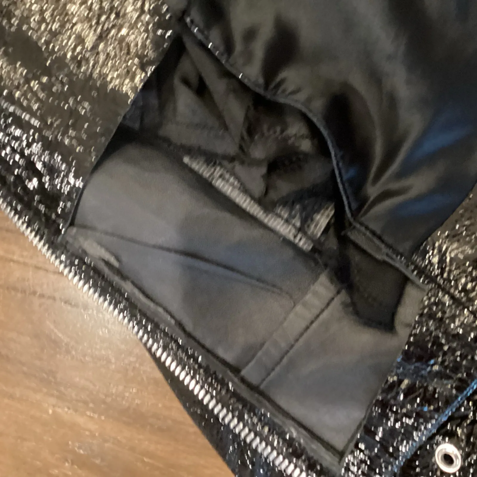 Anine Bing benjamin black patent lamb leather moto jacket XS - Image 14