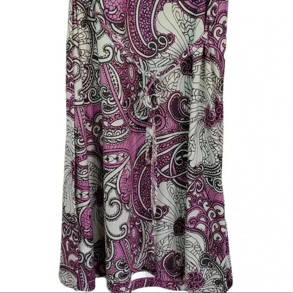 Athleta Short Sleeve Wrap Dress Women’s Size Small - Image 8