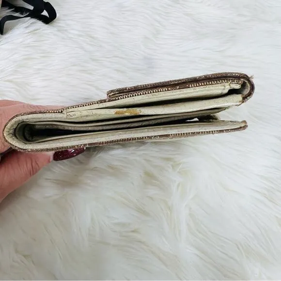 GUCCI Vintage Eclipse GG‎ Canvas Compact Wallet with dust bag - Image 9