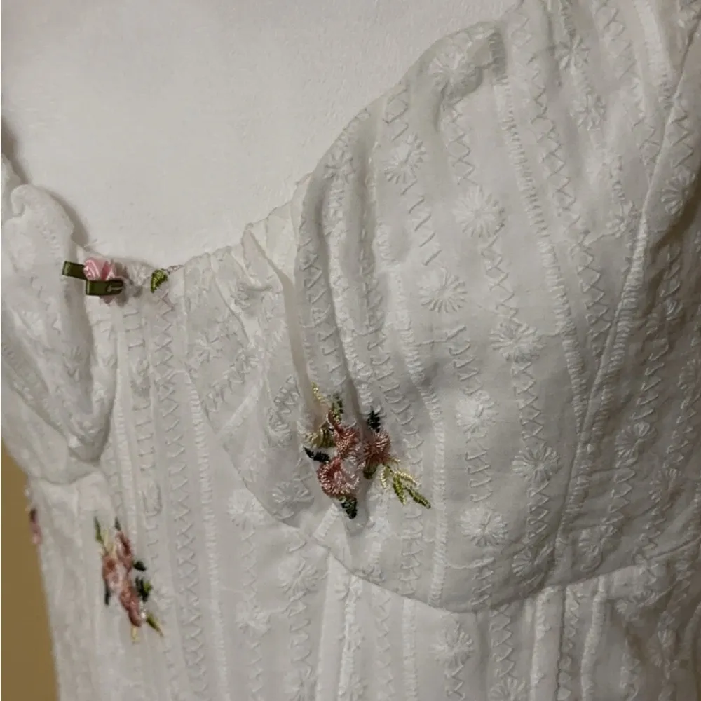 Altar’d State Ingrid Embroidered  Corset Top - Image 3