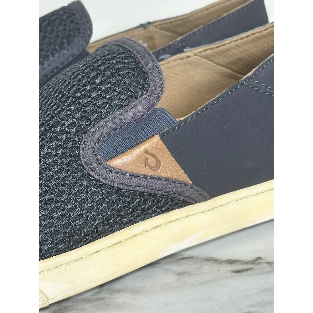 OluKai Women’s Pehuea Breathable Slip On Shoes Size 9.5 Pavement Grey MSRP $100 - Image 3