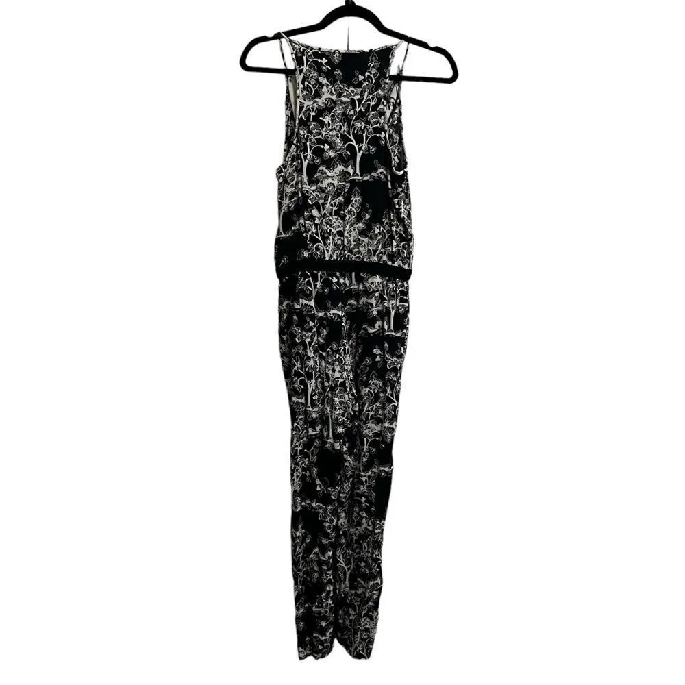 Diane Von Furstenberg Shanty Two Silk Floral Jumpsuit Size 2 - Image 10