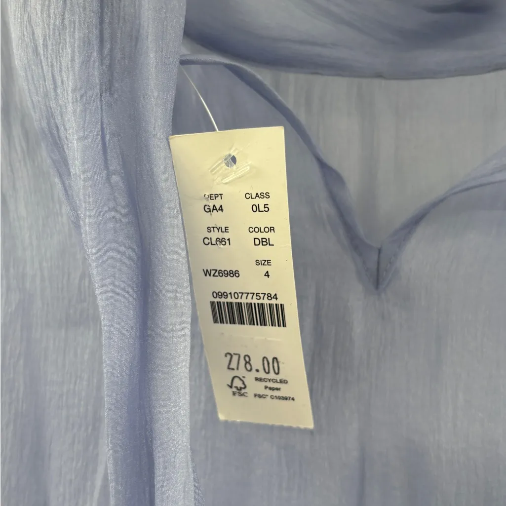 J.Crew Collection bow-tie slip dress in organza - Image 6