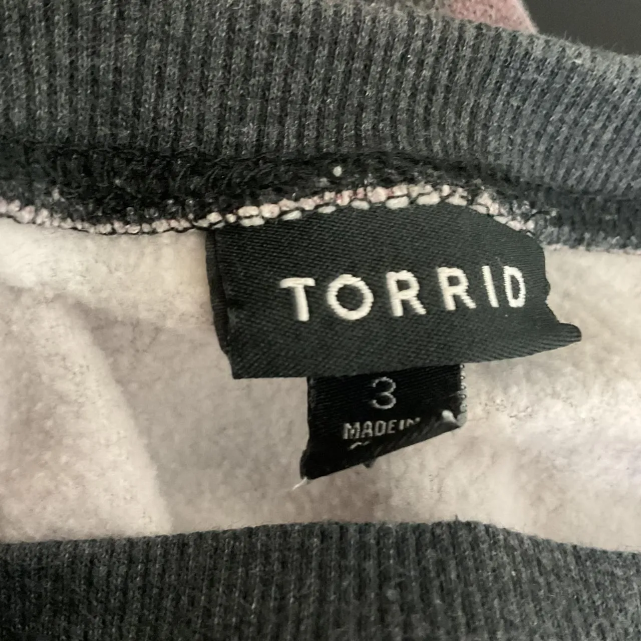 Torrid Red Buffalo Check Long Sleeve Fleece Sweatshirt Plus Size 3X - Image 4