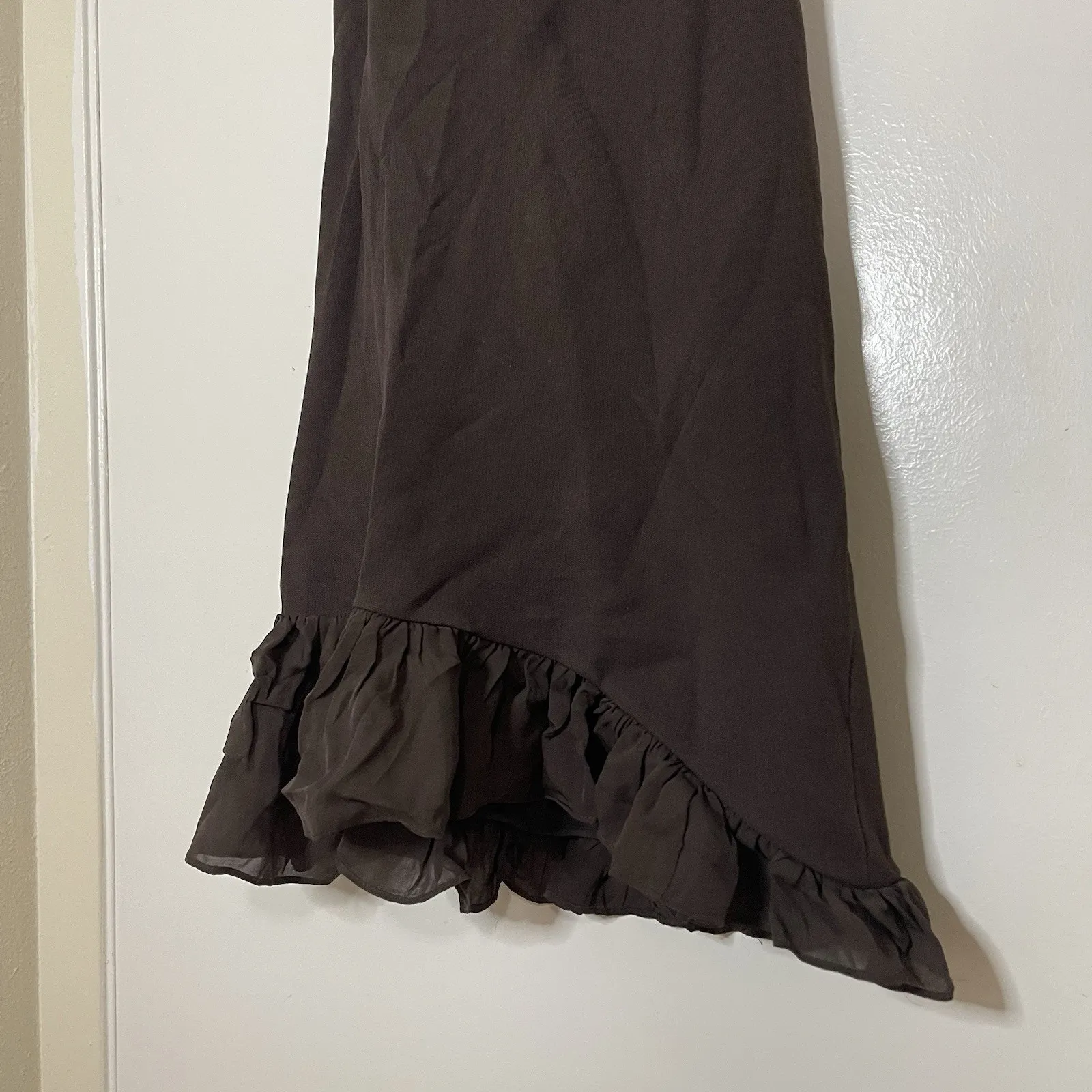 RARE! FRAME + Julia Sarr-Jamois one-shoulder open-back jersey mini dress XS - Image 10