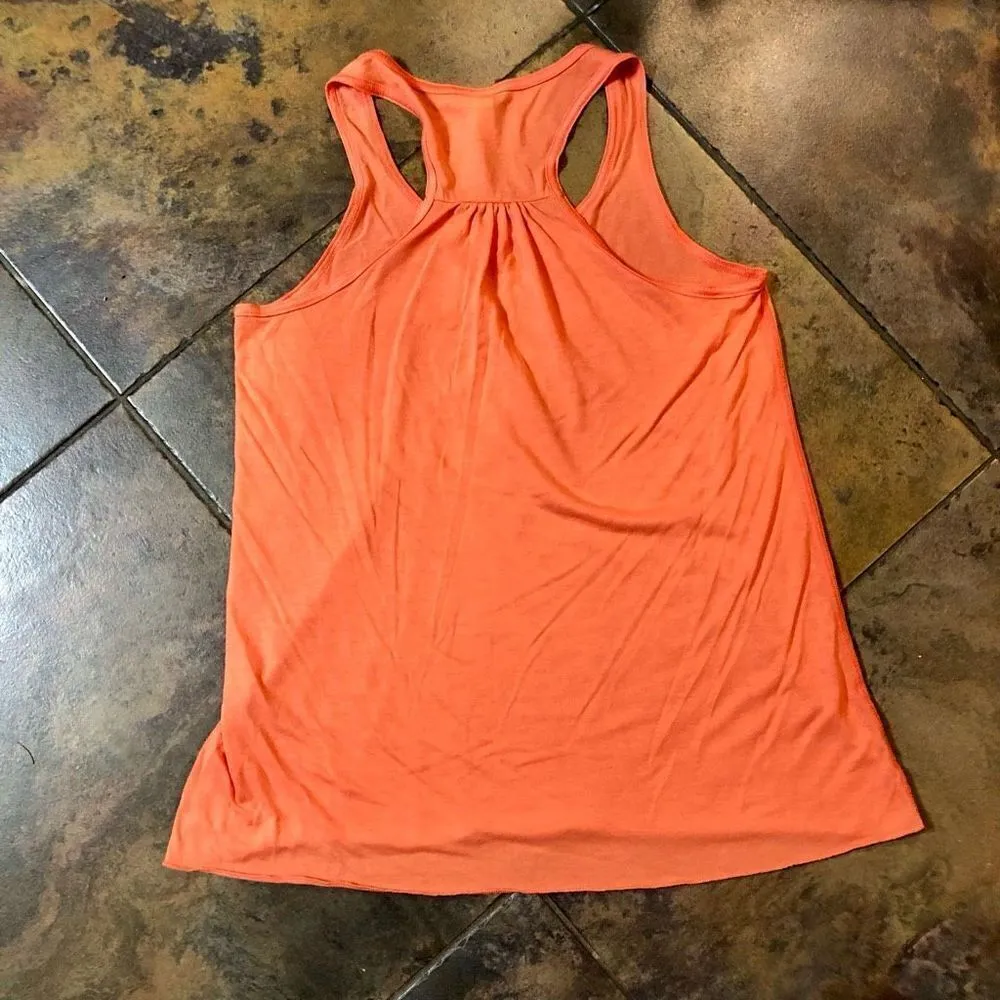 Bella Canvas Dog Love Orange Halter Paw Sparkle Tank Top XL - Image 8