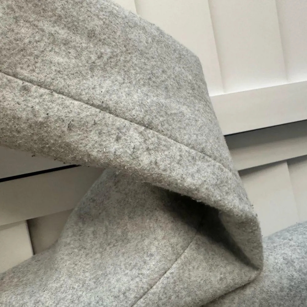 Women's Grey Primark Peacoat - Image 6