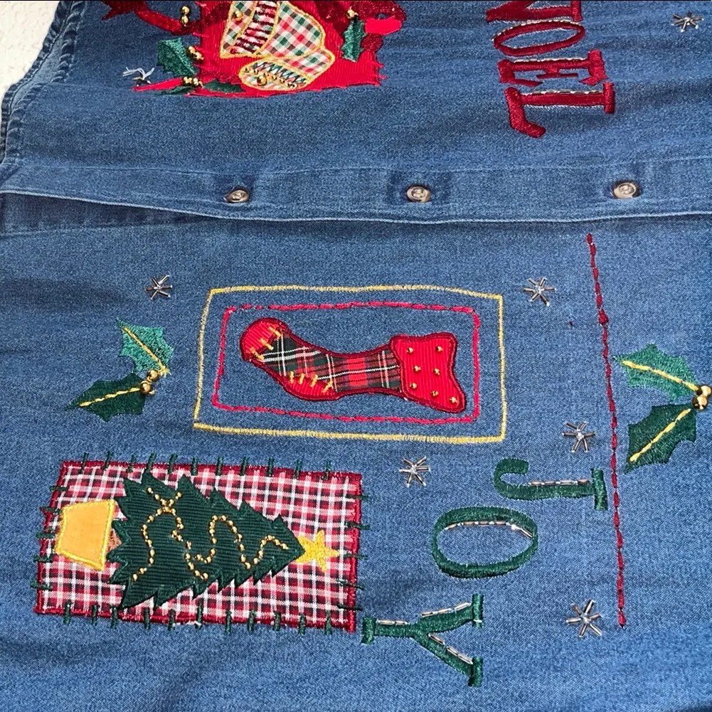 Vintage Jean Shirt • Denim Button - Image 8