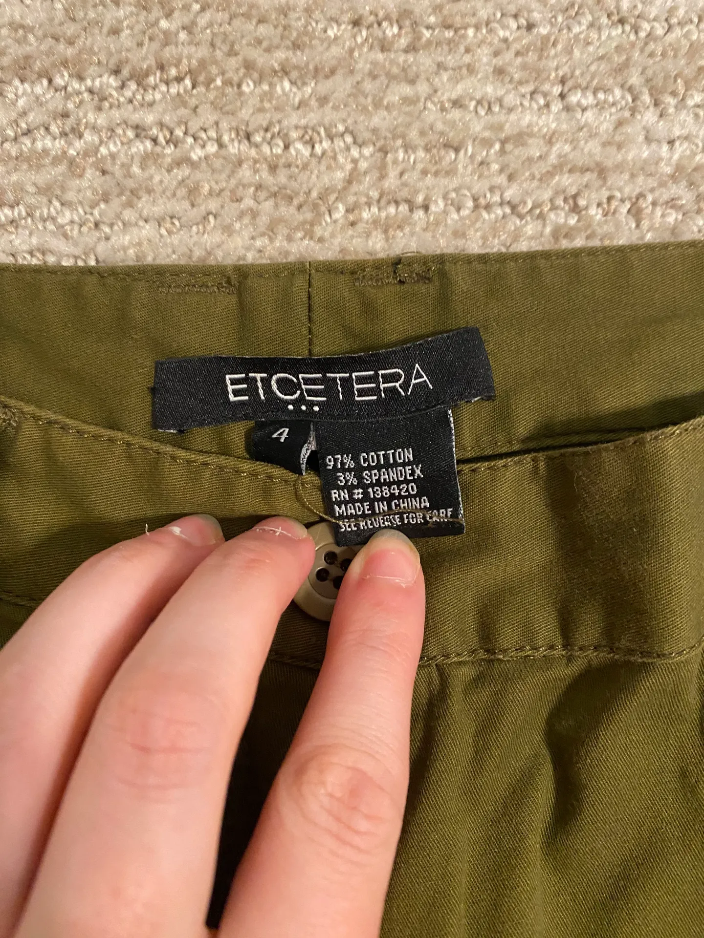 Green Bermuda Shorts - Image 3