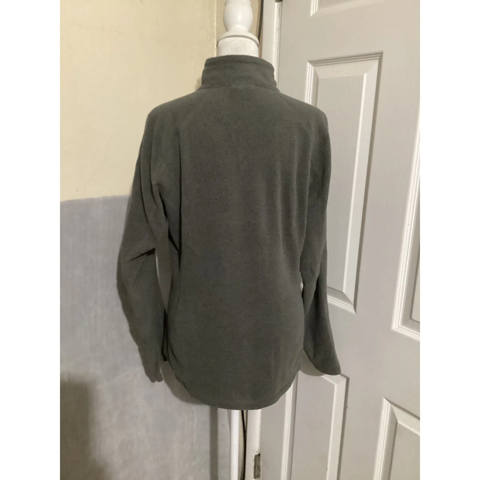 The North Face Women's Fleece 1/4 Zip Pullover Top Gray M/M Polartec Classic - Image 4