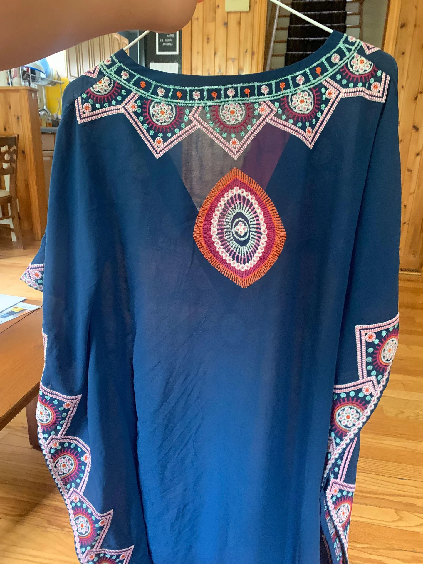 Bathing Suit Coverup Blue Size M - Image 2