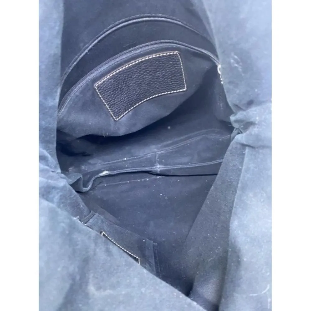 Dolce And Gabbana Miss Catch Fold Over Tote Black Leather Cross Body Bag - Image 6