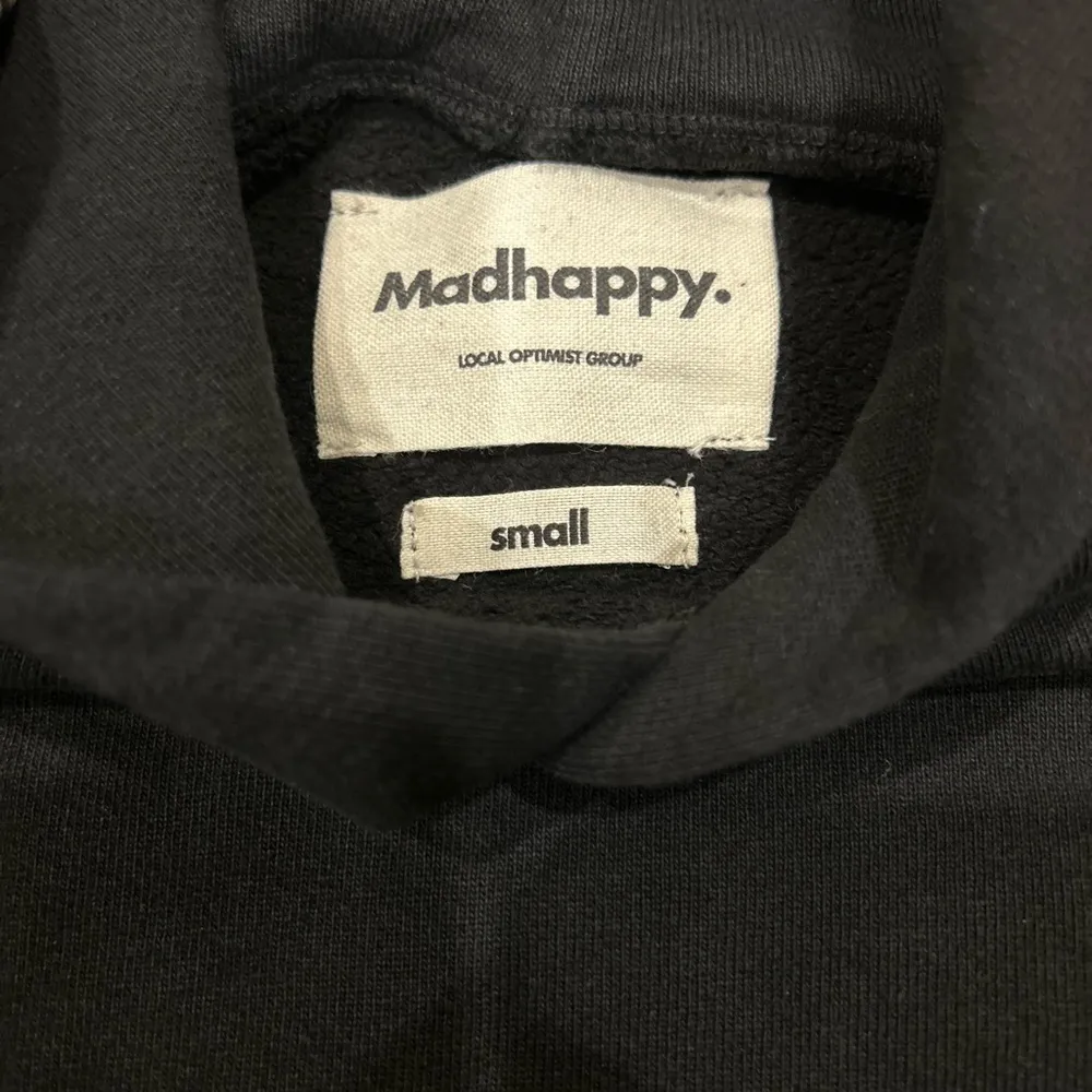 Rare Madhappy Black Melrose Silver Intergalactic Optimist Hoodie - Image 3