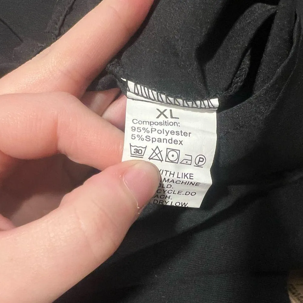 women’s flowy sleeve blouse floral lace v neck Size XL - Image 5