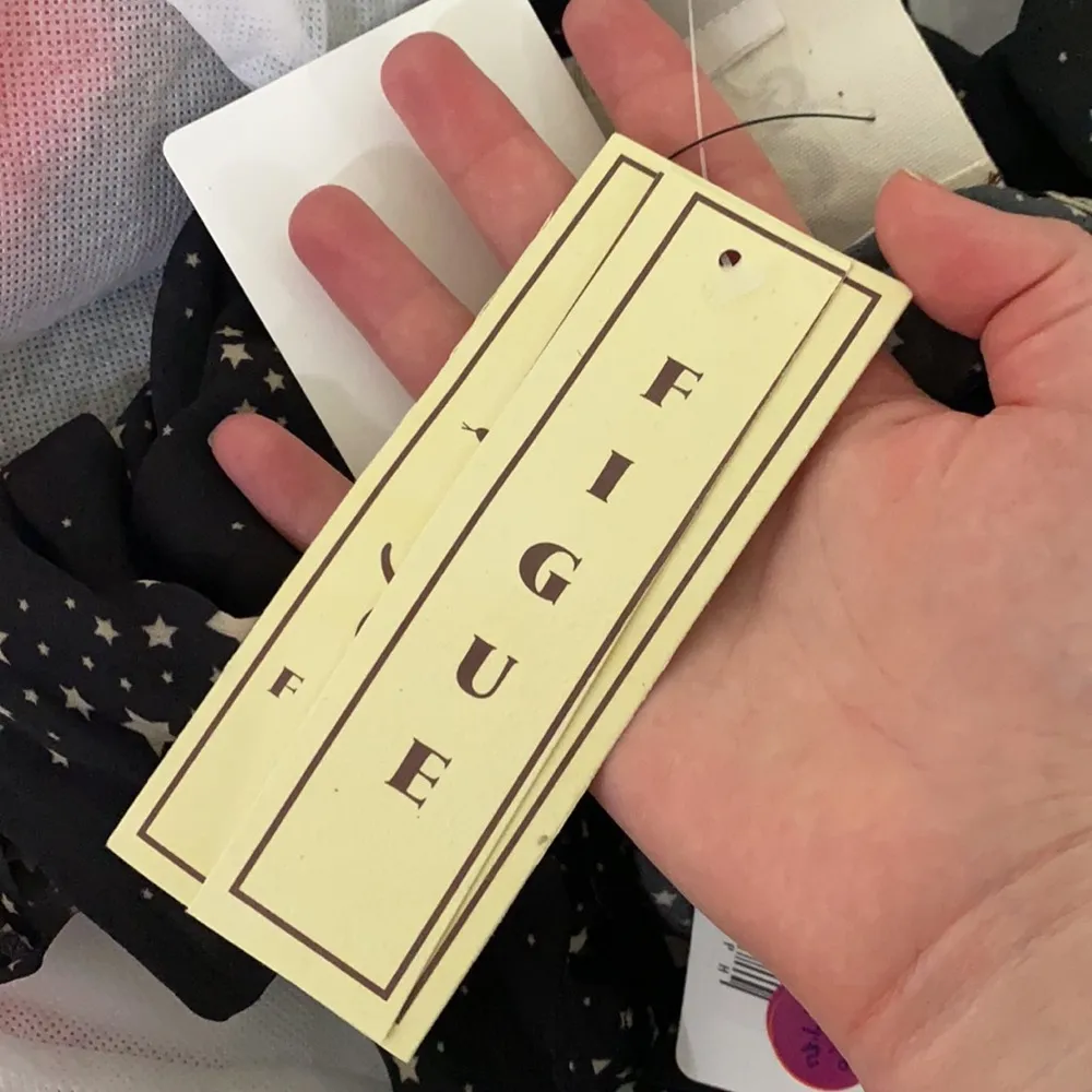 Figue Ani star print draped asymmetrical hem tunic size M Size M - Image 55