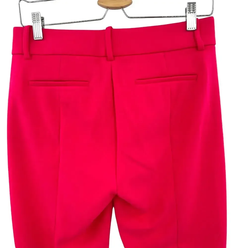 J. Crew Cameron Slim Cropped Pant in Four-Season Stretch Bright Rose Pink Size 4 - Image 8