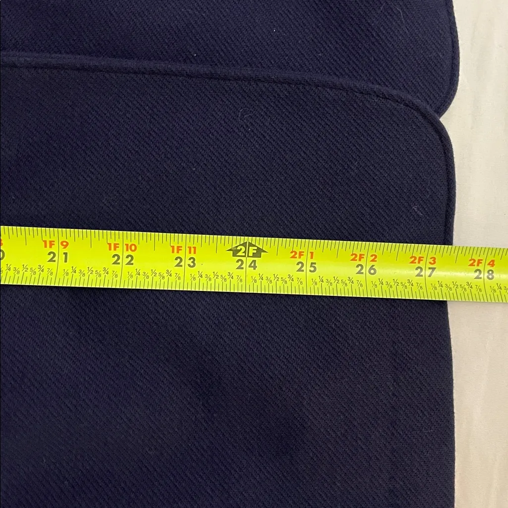 Banana Republic Blue Knit Sculpted Fit Stand Collar Blazer Jacket Womens Medium - Image 12