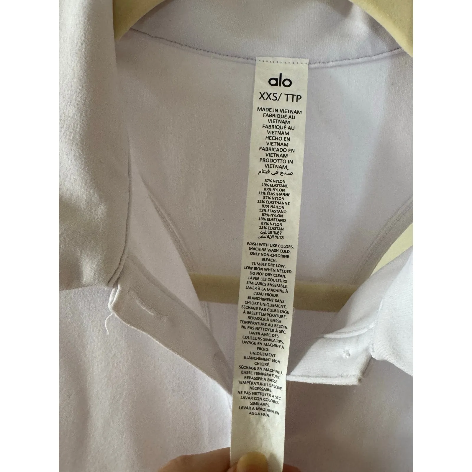 Alo Yoga Charmed White Tennis Dress - XXS Preppy Sporty Chic - Image 6