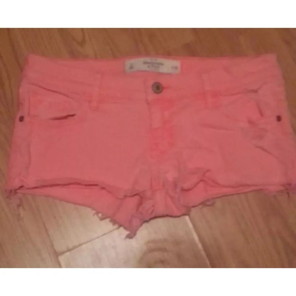 NWOT  Denim Shorts Neon Orange Size 2 - Image 3