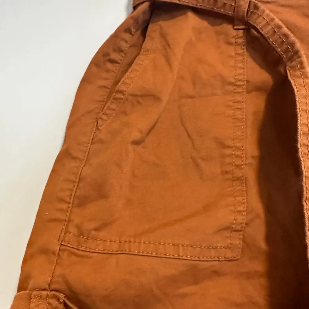 Womens Vanilla Star Sz:1 shorts Burnt Orange High Waist.  Belted. Cuffed Hem. - Image 10