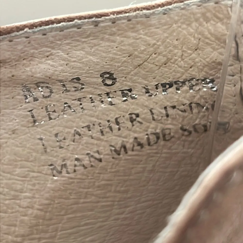 Chocolate Blu Abis Leather Cut Out Boot Slingback Size 8 - Image 8